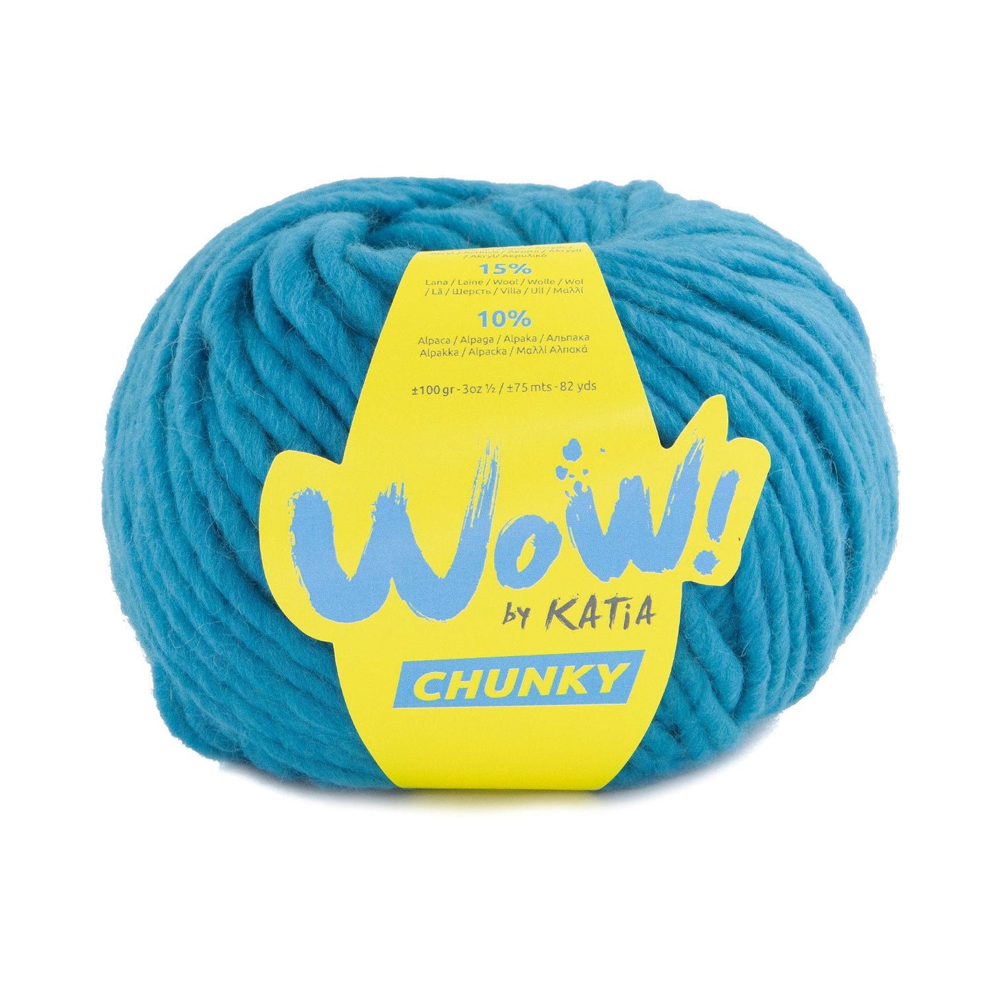 Katia - WOW! Chunky - 75% Acrylique - 15% Laine - 10% Alpaga