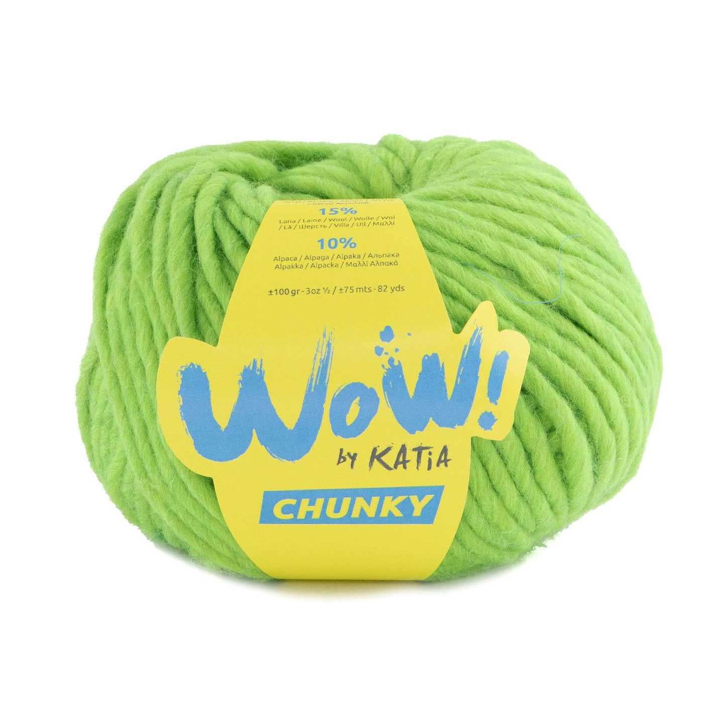 Katia - WOW! Chunky - 75% Acrylique - 15% Laine - 10% Alpaga