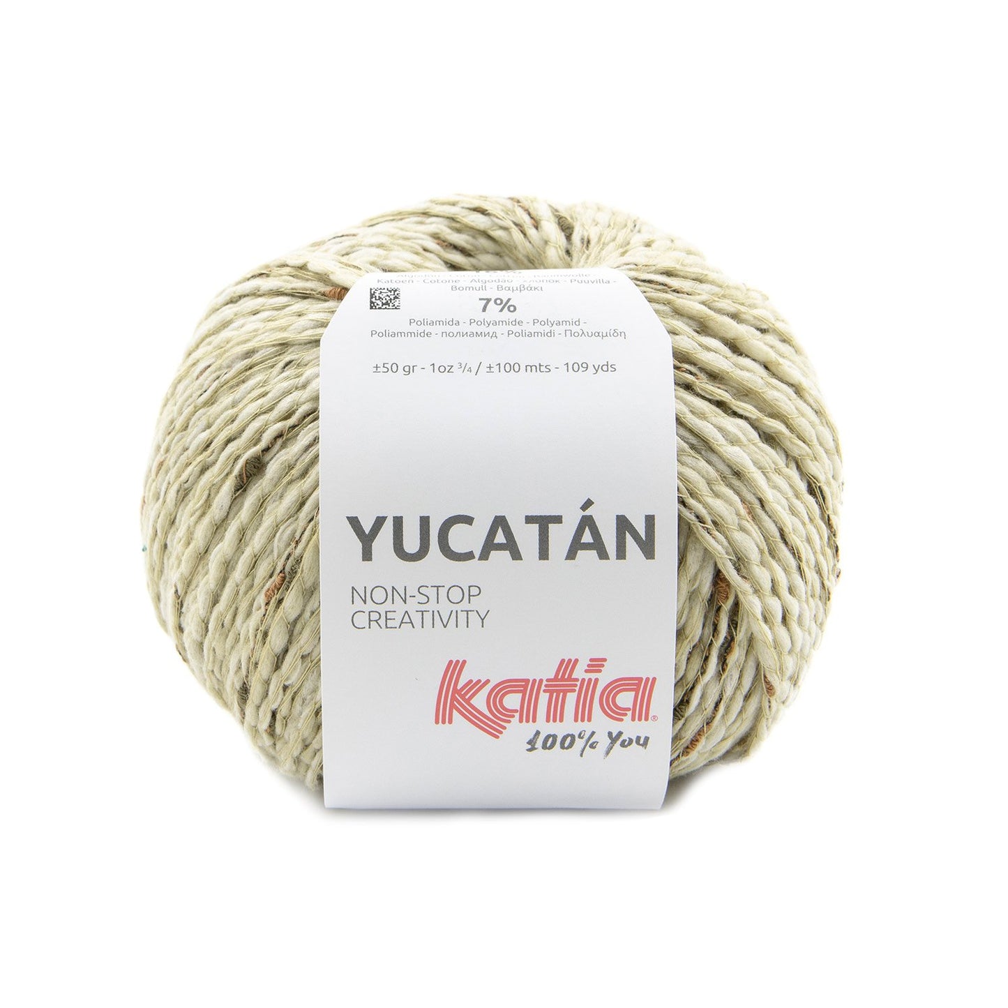 Katia -  YUCATÁN - 39% Viscose - 38% Polyester - 16% Coton - 7% Polyamide