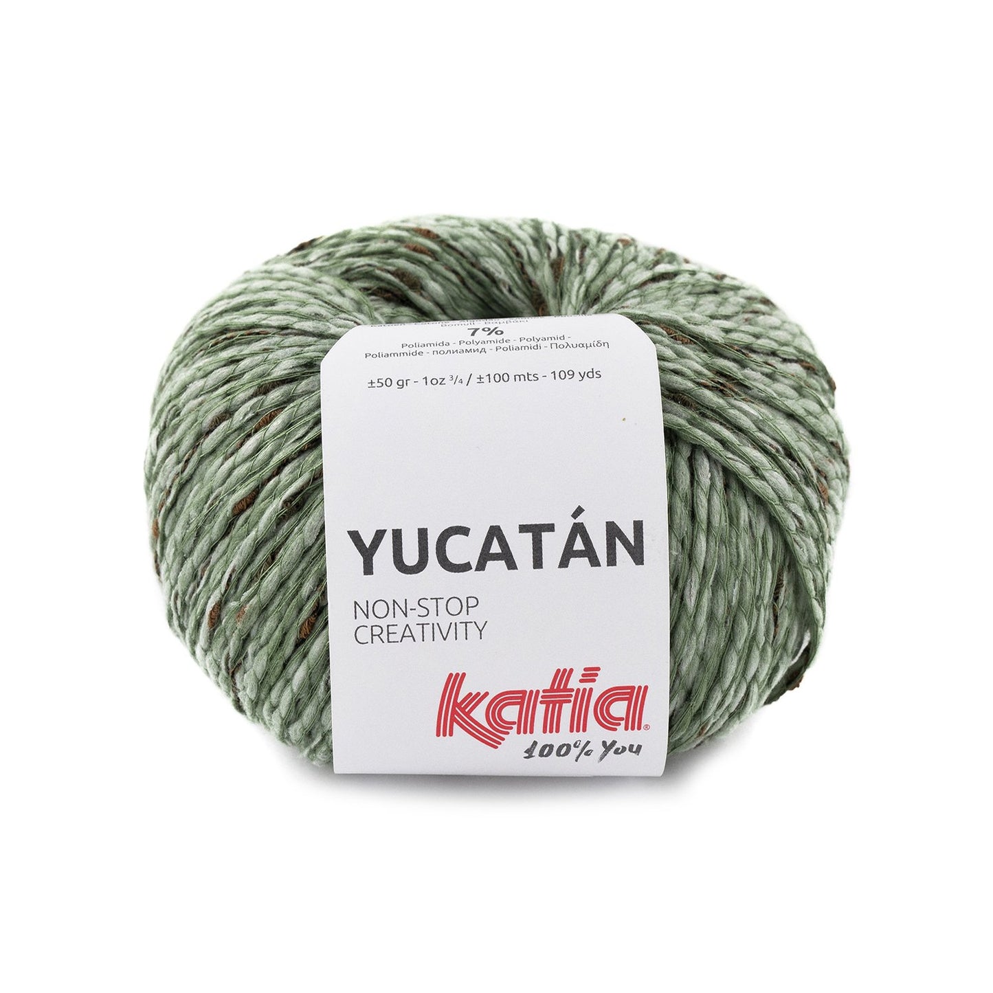 Katia -  YUCATÁN - 39% Viscose - 38% Polyester - 16% Coton - 7% Polyamide