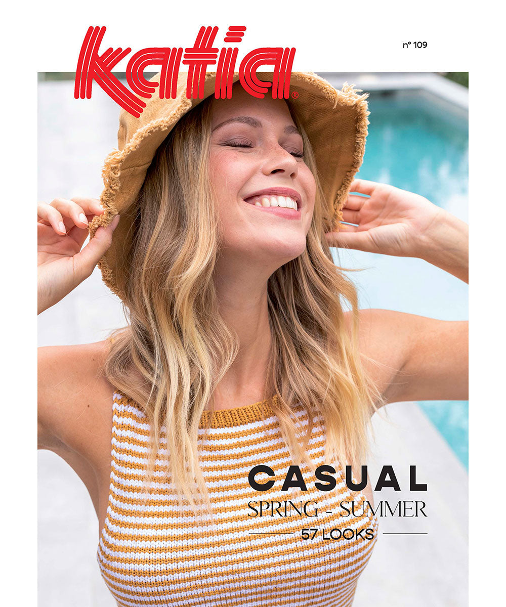 Livre Katia - No.109 - CASUAL Spring-Summer - 57 modèles Été