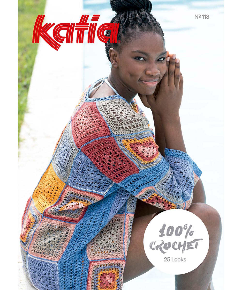 Livre Katia - No.113 - 100% Crochet - 25 modèles Été